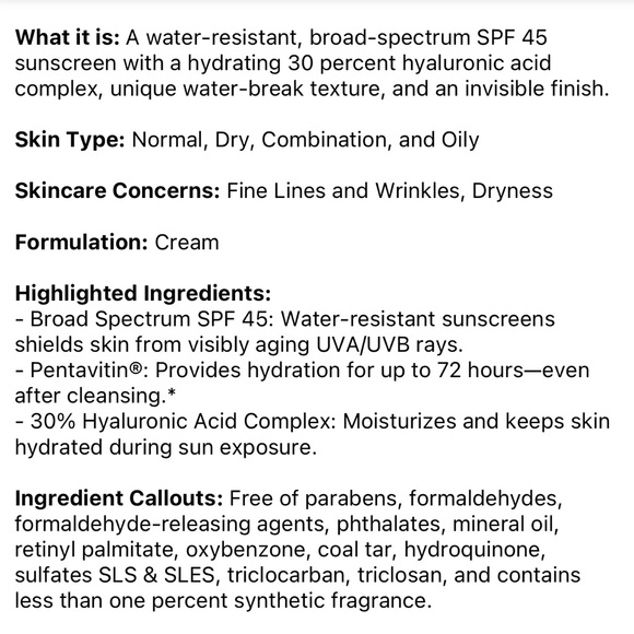 Pick 8/$50 Peter Roth Water Drench Spf 45 Hyaluronic Cloud Moisturizer🆕m… - Picture 6 of 9